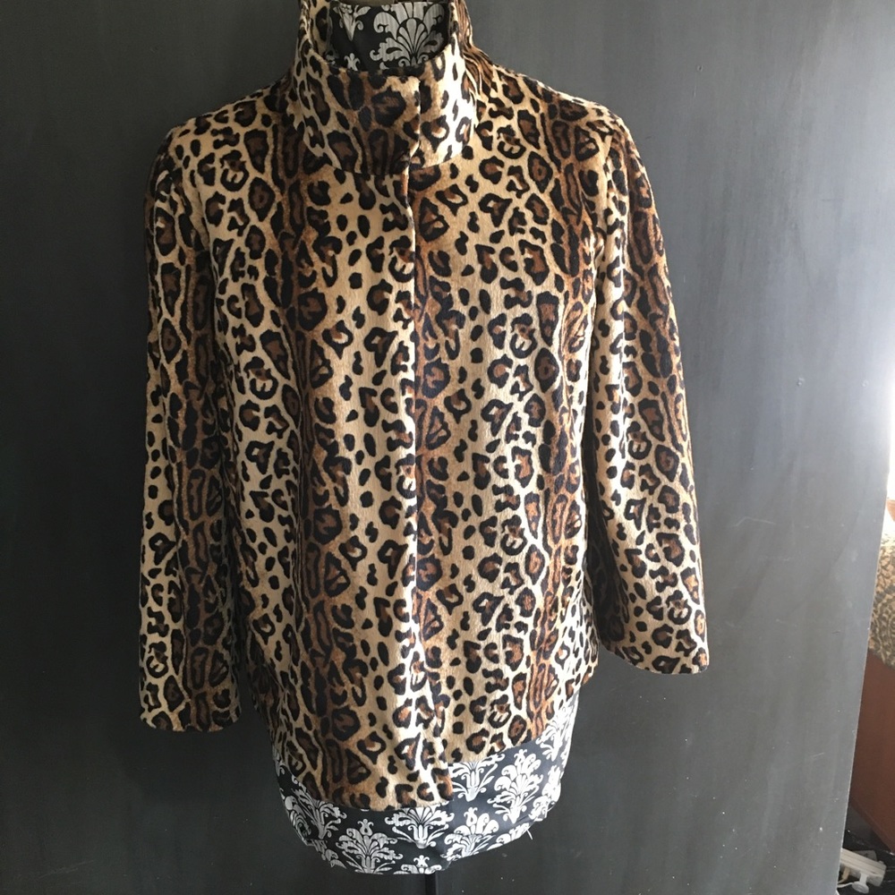 Leopard skin jacket